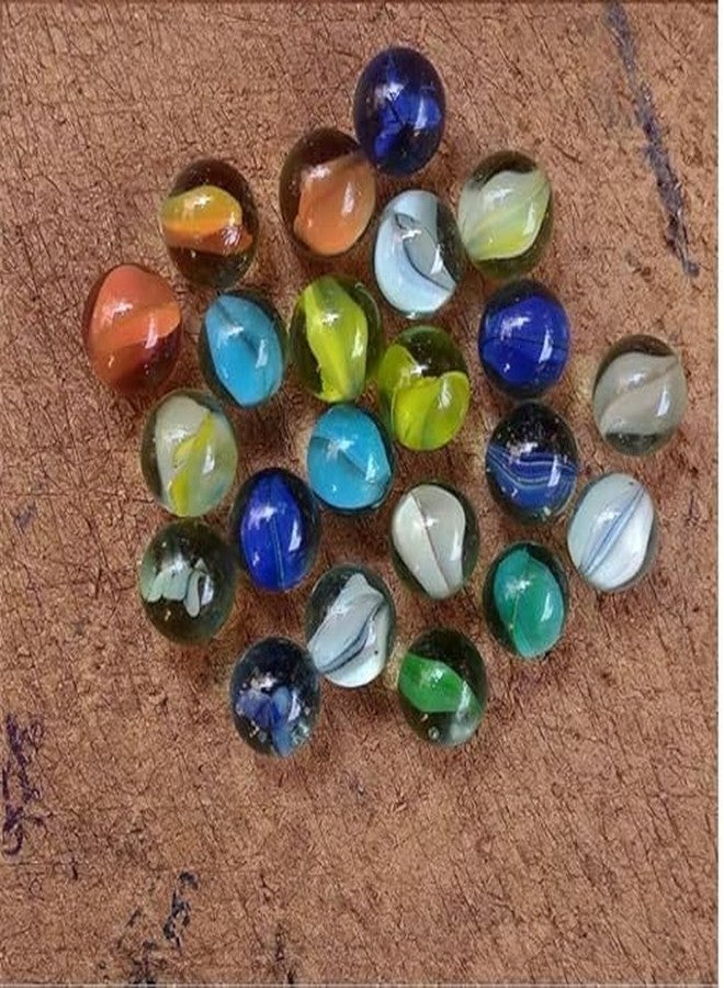 AZE Enterprises Premium Glass Marbles Set (160 Pcs) - Classic Colorful Marble Balls for Kids & Adults | Smooth Shooter Marbles for Games, Aquarium Decor, Crafts, STEM & School ProjectsS - Image 4